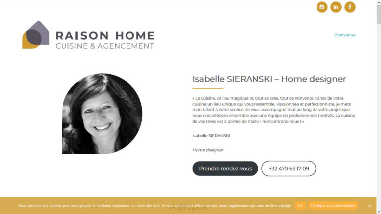 Lire la suite à propos de l’article Isabelle SIERANSKI – Home designer